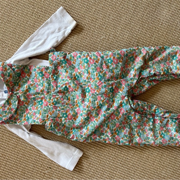Liberty print Jacadi overall set for 12 month - Picture 5 of 7